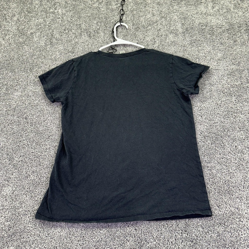 Gildan Shirt Womens M Black This Human Belongs To Kova Dog Graphic Tee - Picture 2 of 6
